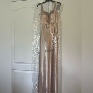 Jenny Yoo Champagne Satin Wedding Dress
